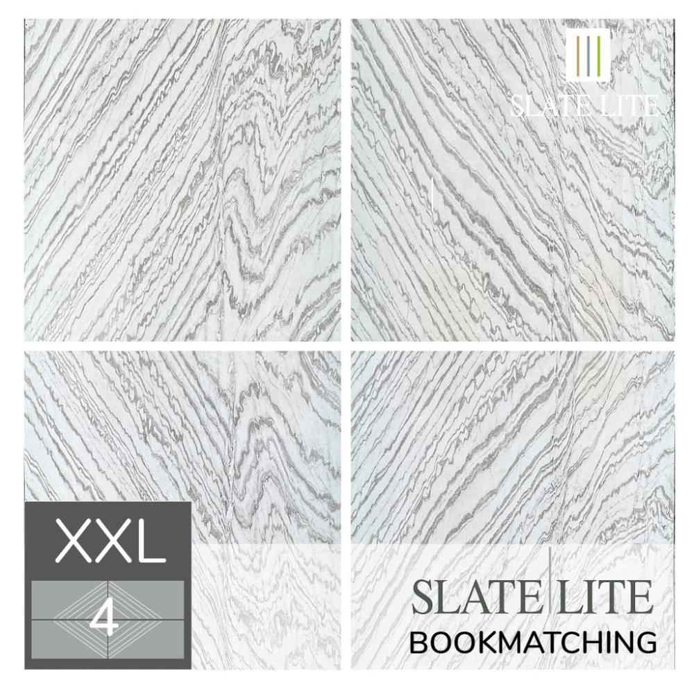 Slate-Lite Mystic White 240x120 4er Set